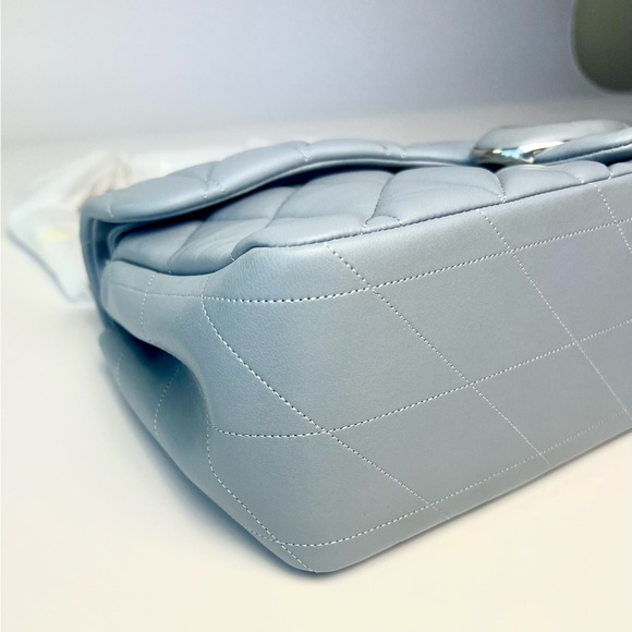 Coach Tabby 33 Shoulder Bag With Quilting  Blue Gray CP146 - Picture 3 of 9